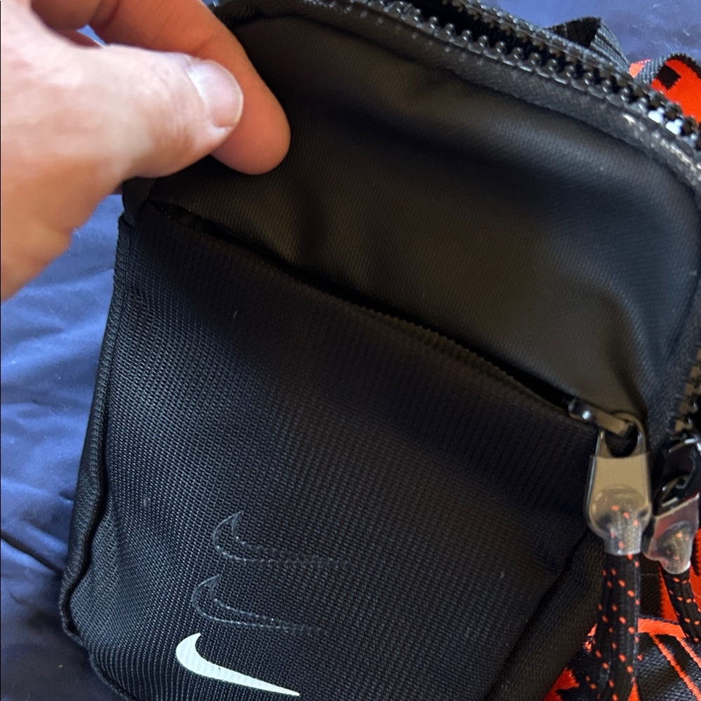 Nike Black Belt Bag with Orange Strap - Picture 7 of 7